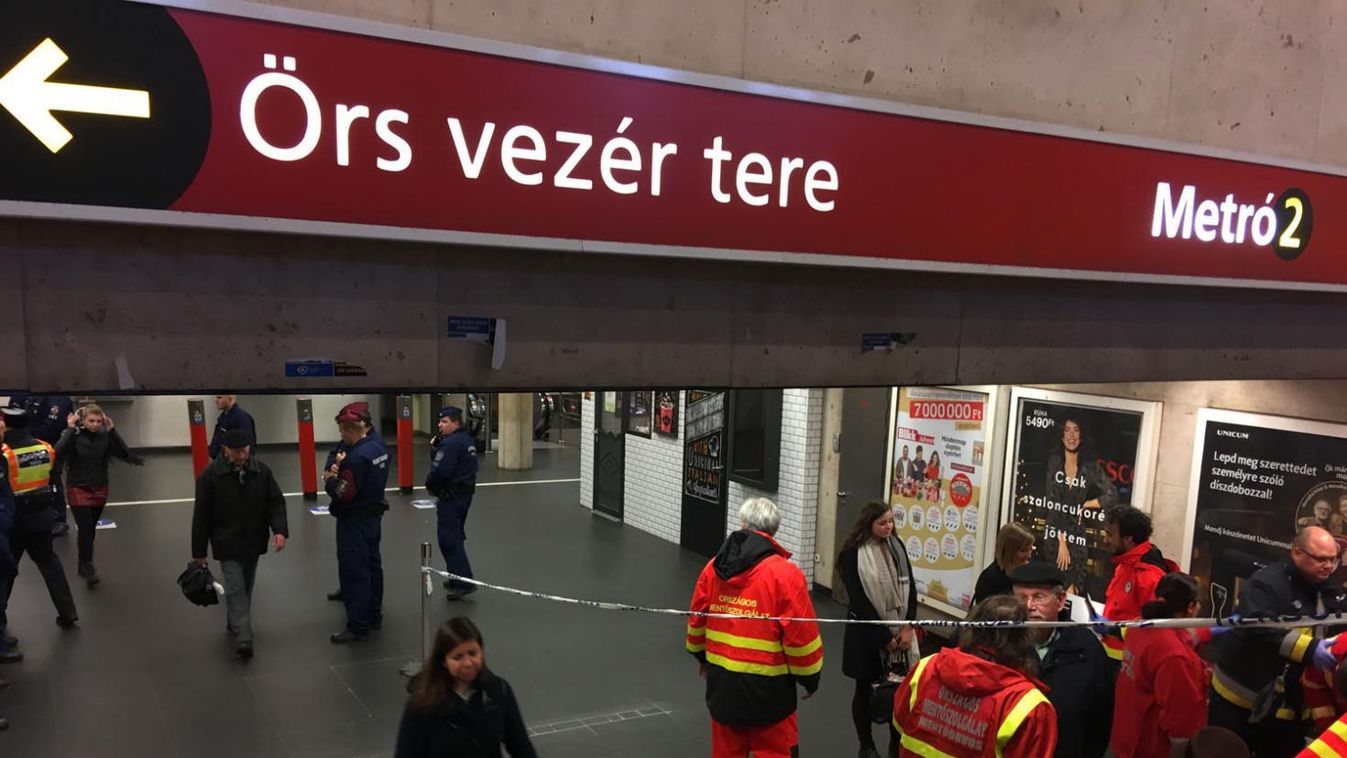 Gázspray miatt leállt az M2-es metró, majdnem kitört a pánik (fotókkal)