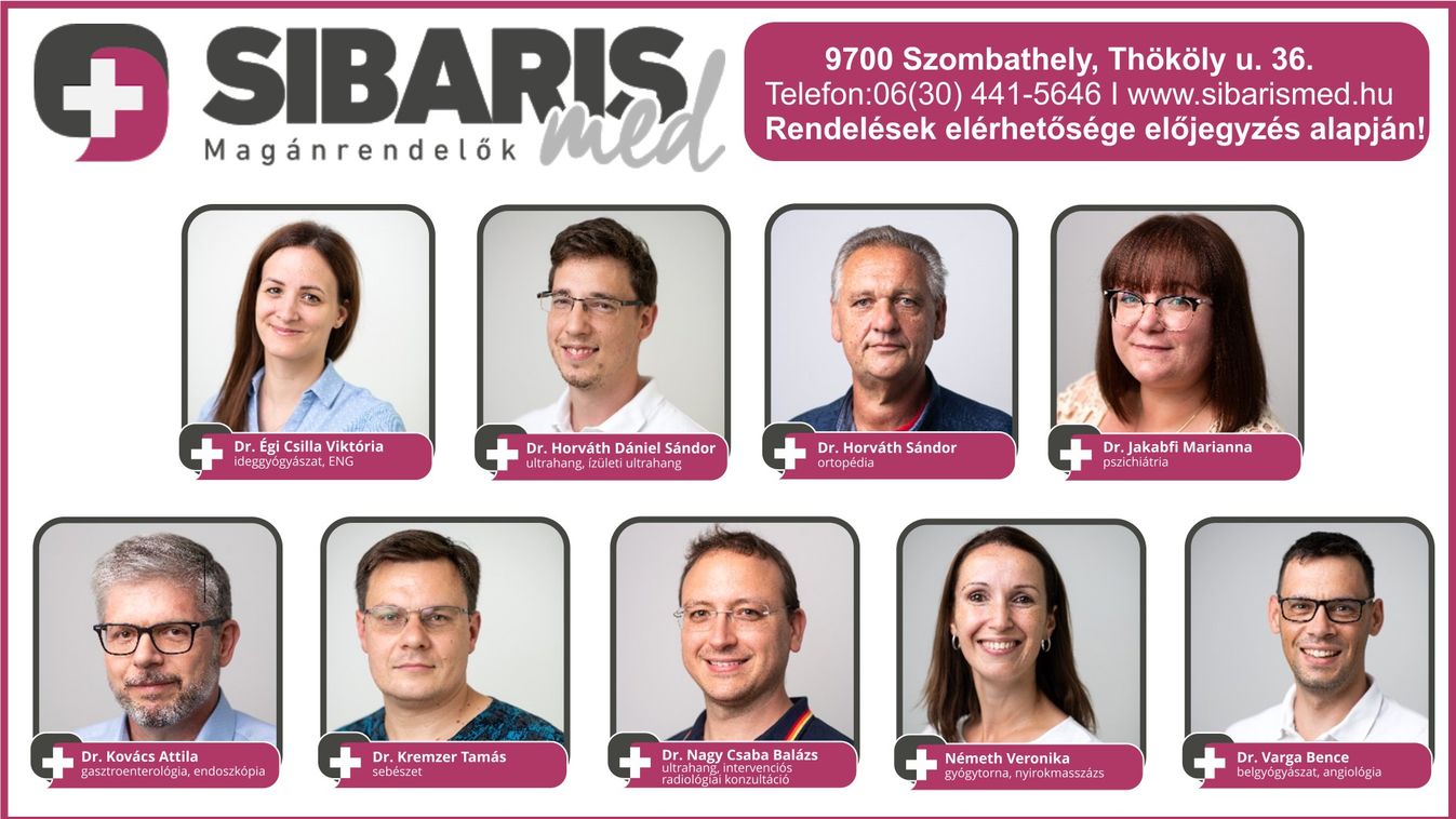 SIBARISmed – magas szintű orvosi ellátás, korszerű környezetben a belvárosban