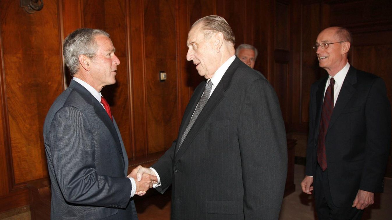Kilencvenévesen halt meg a mormon egyház vezetője