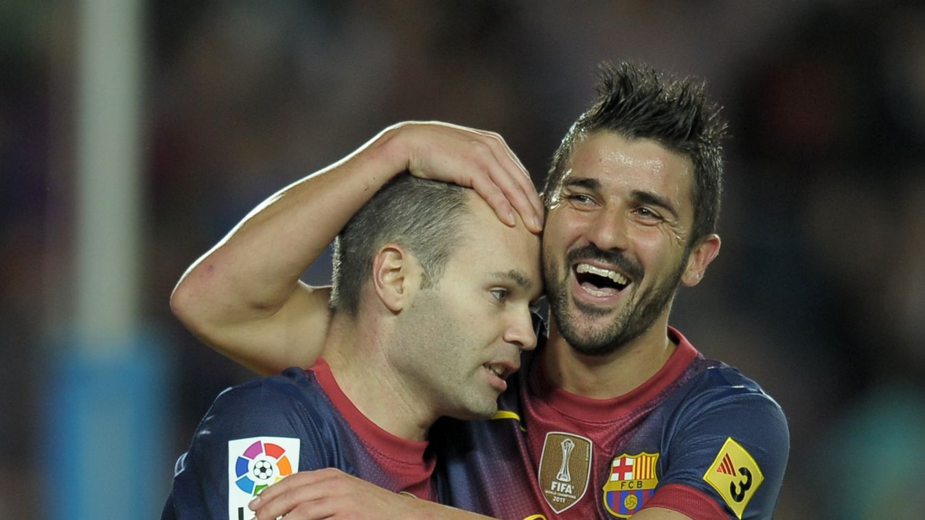 David Villa csatlakozik Iniestához