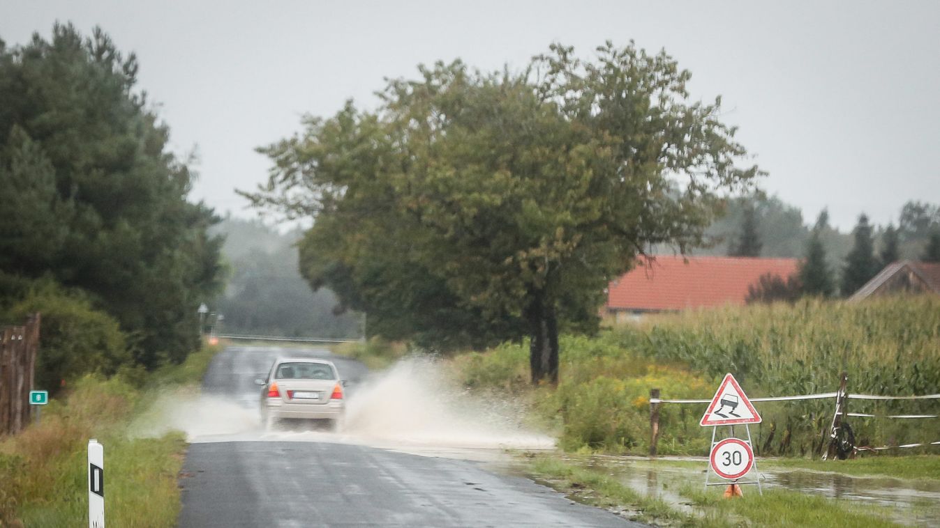 Az esőzések hatására áradnak a folyók Vas megyében