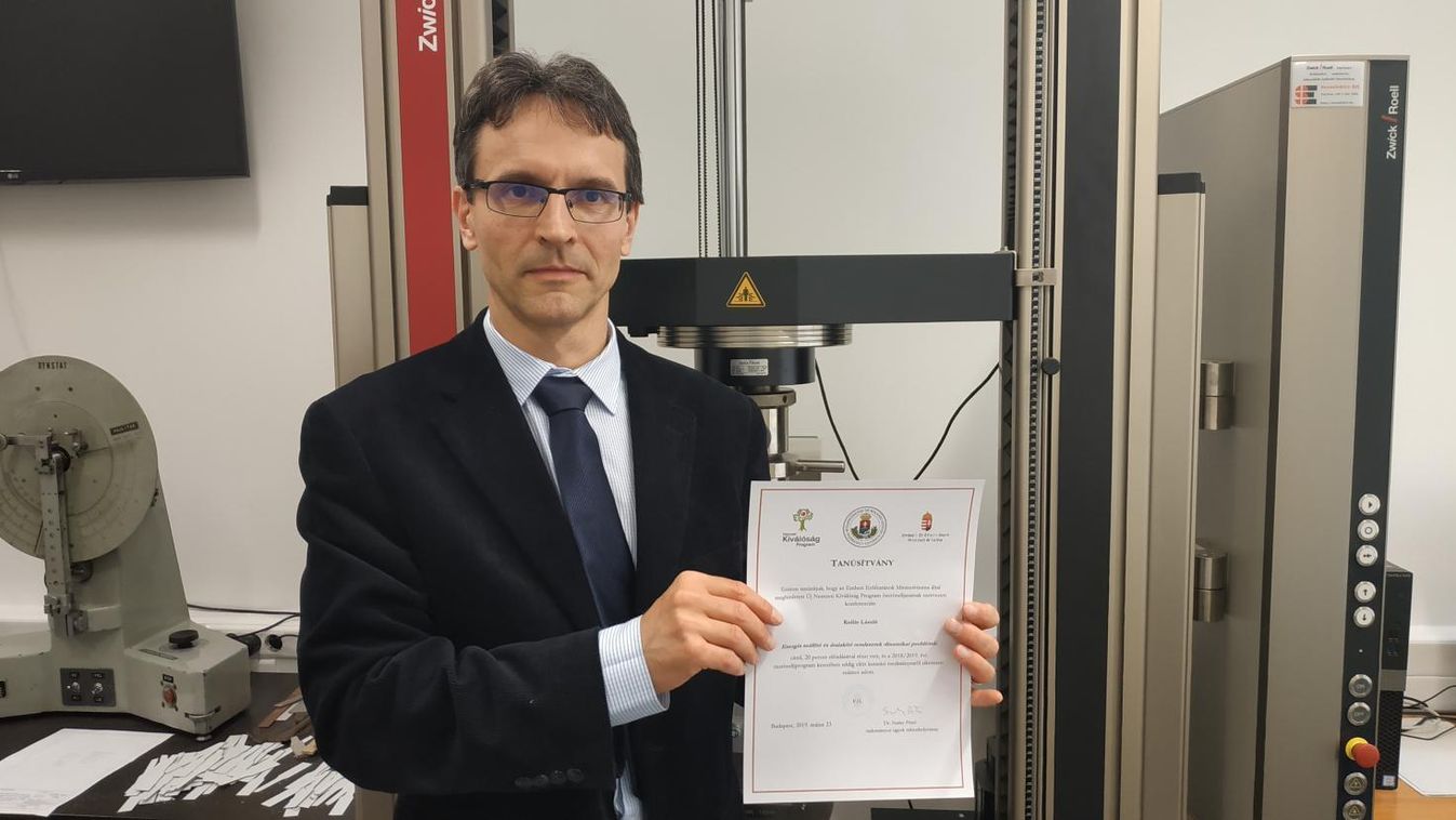 Kiválóság programban a szombathelyi kutató, Dr. Kollár László