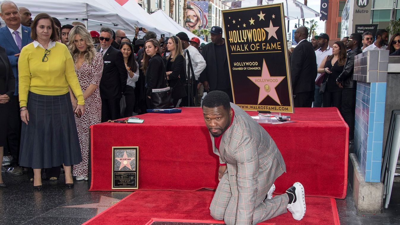 Csillagot kapott 50 Cent Hollywoodban