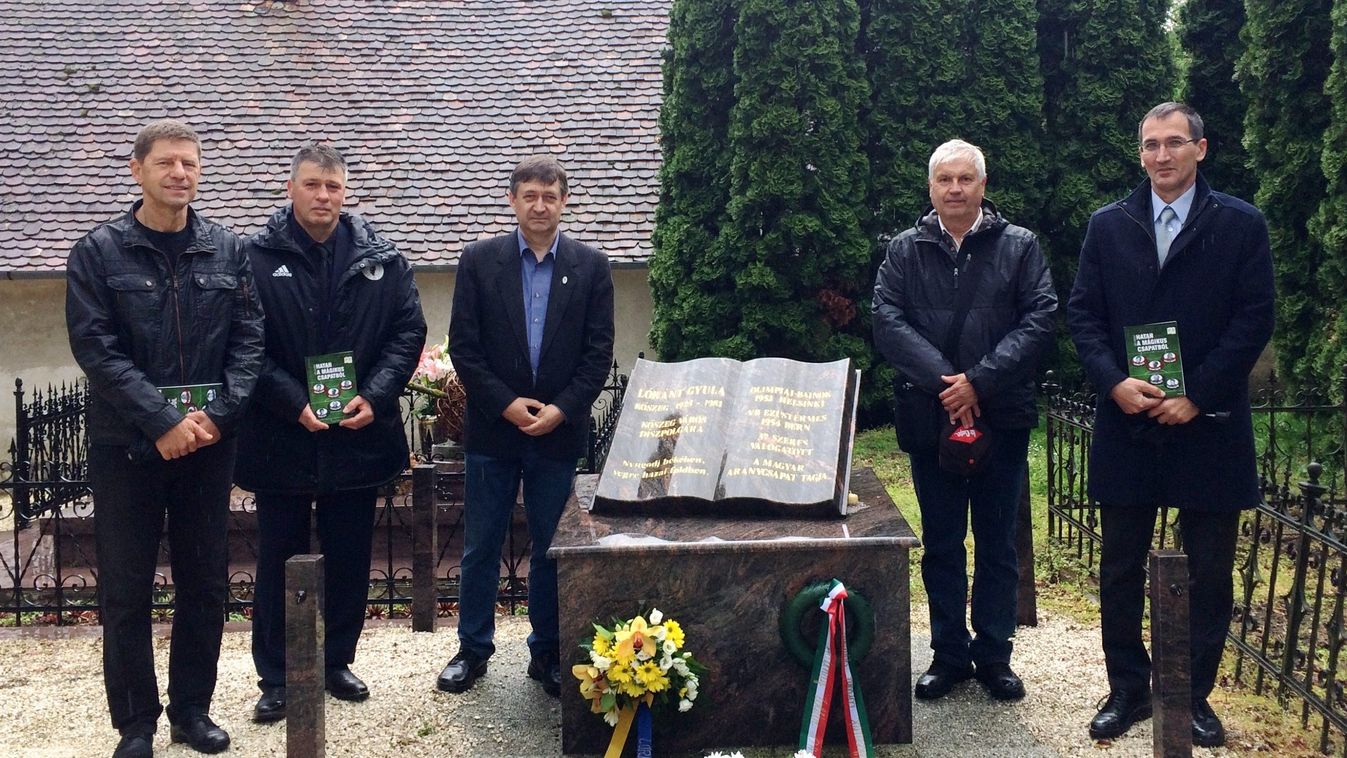 Lóránt Gyulára, az Aranycsapat legendás középhátvédjére emlékeztek Kőszegen