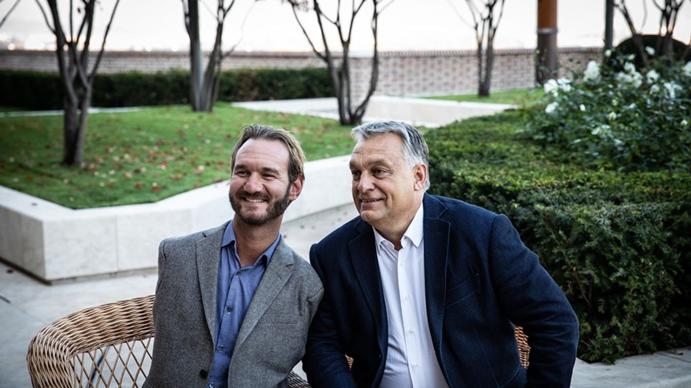 Meglátogatta Orbán Viktort Nick Vujicic