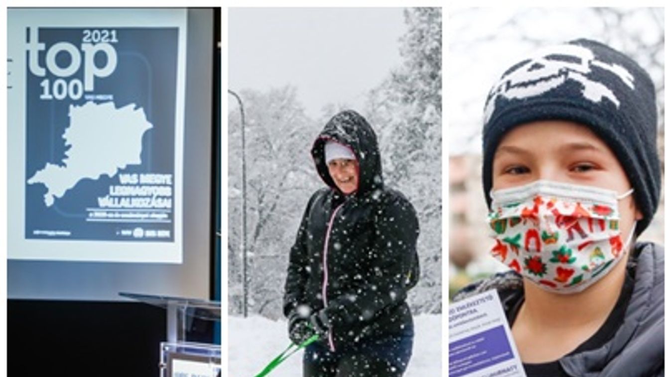 Ez történt Vas megyében: változik az orvosok rendelési ideje, hóágyúhelyzet, TOP 100, oltják a gyerekeket, Falco jegyek licitre