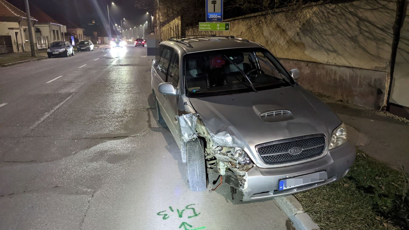 Le akart lépni az ittasan balesetet okozó autós Szombathelyen