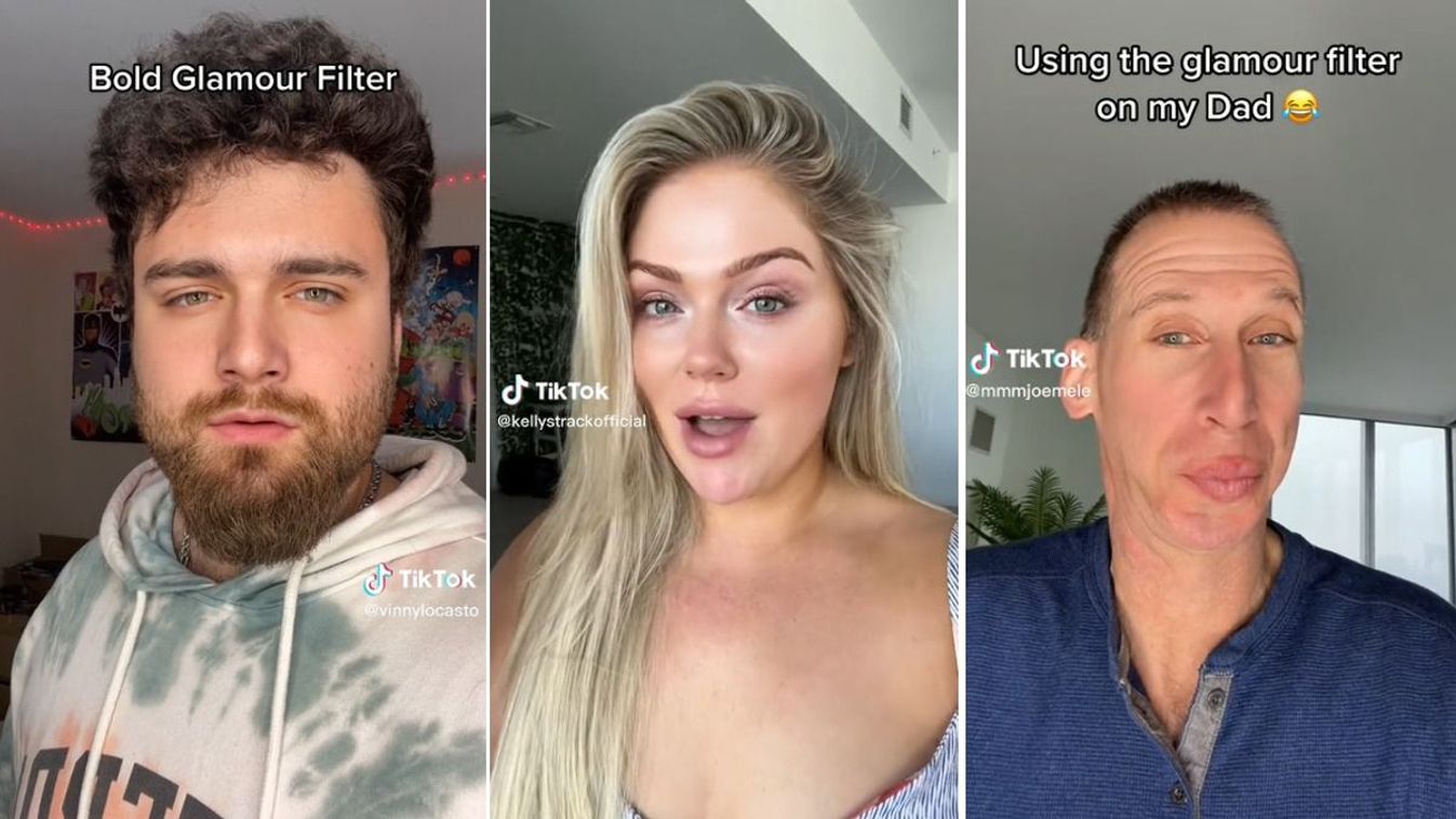 A TikTok új szépségszűrőjével mindenki szebb lesz