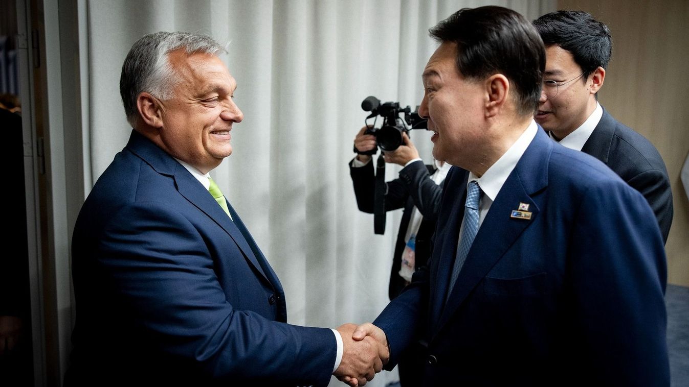 Orbán Viktor Dél-Korea elnökével tárgyalt