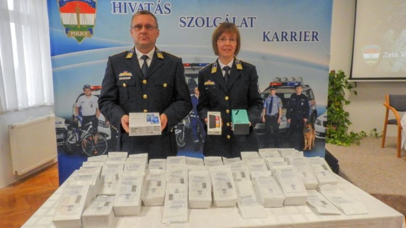 Száznál több mobiltelefont zsákmányolt egy férfi, a szomszédos vármegyében tetten érték a rendőrök