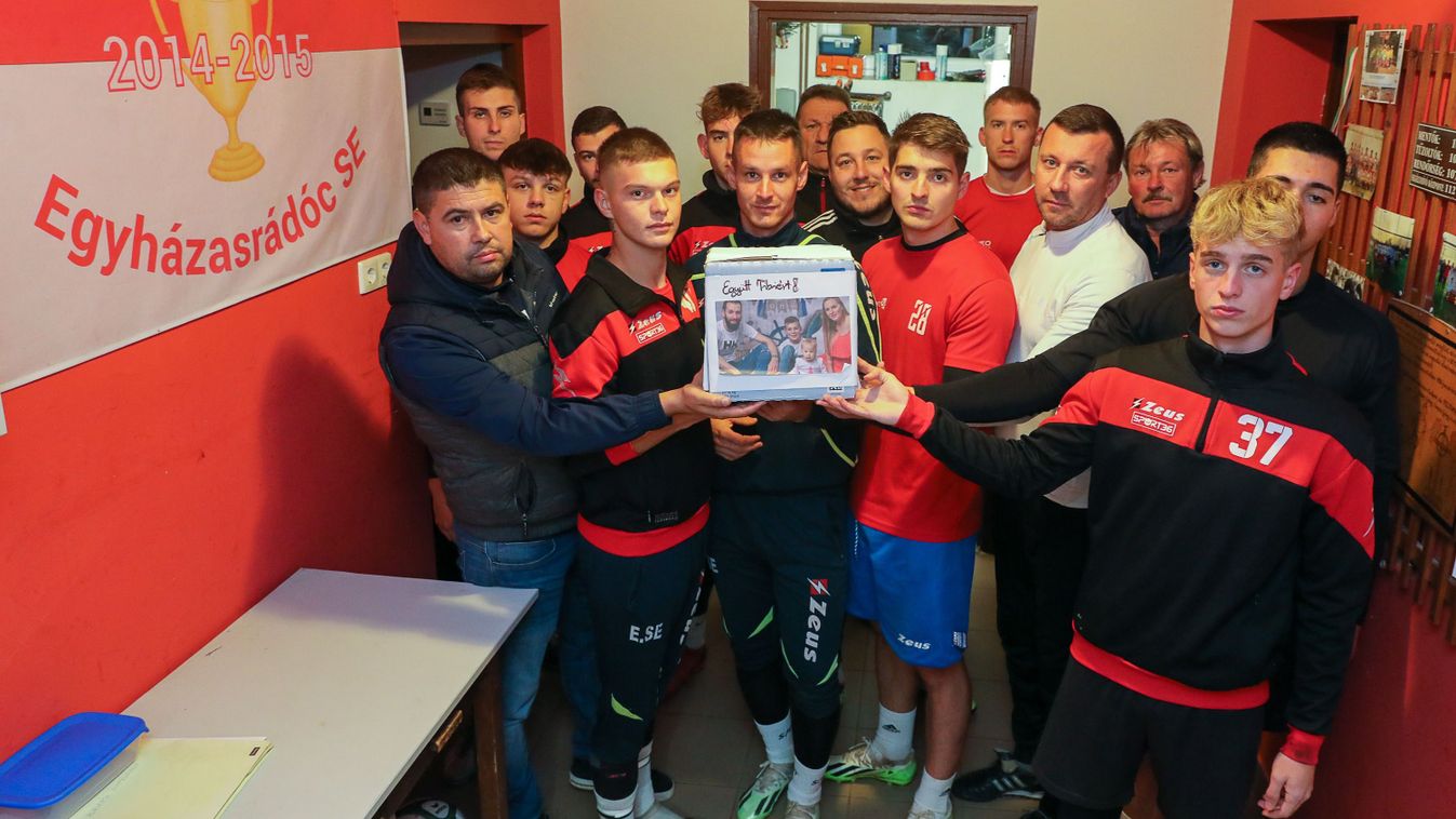 Balesetet szenvedett csapattársukért fogtak össze a rádóci futballisták