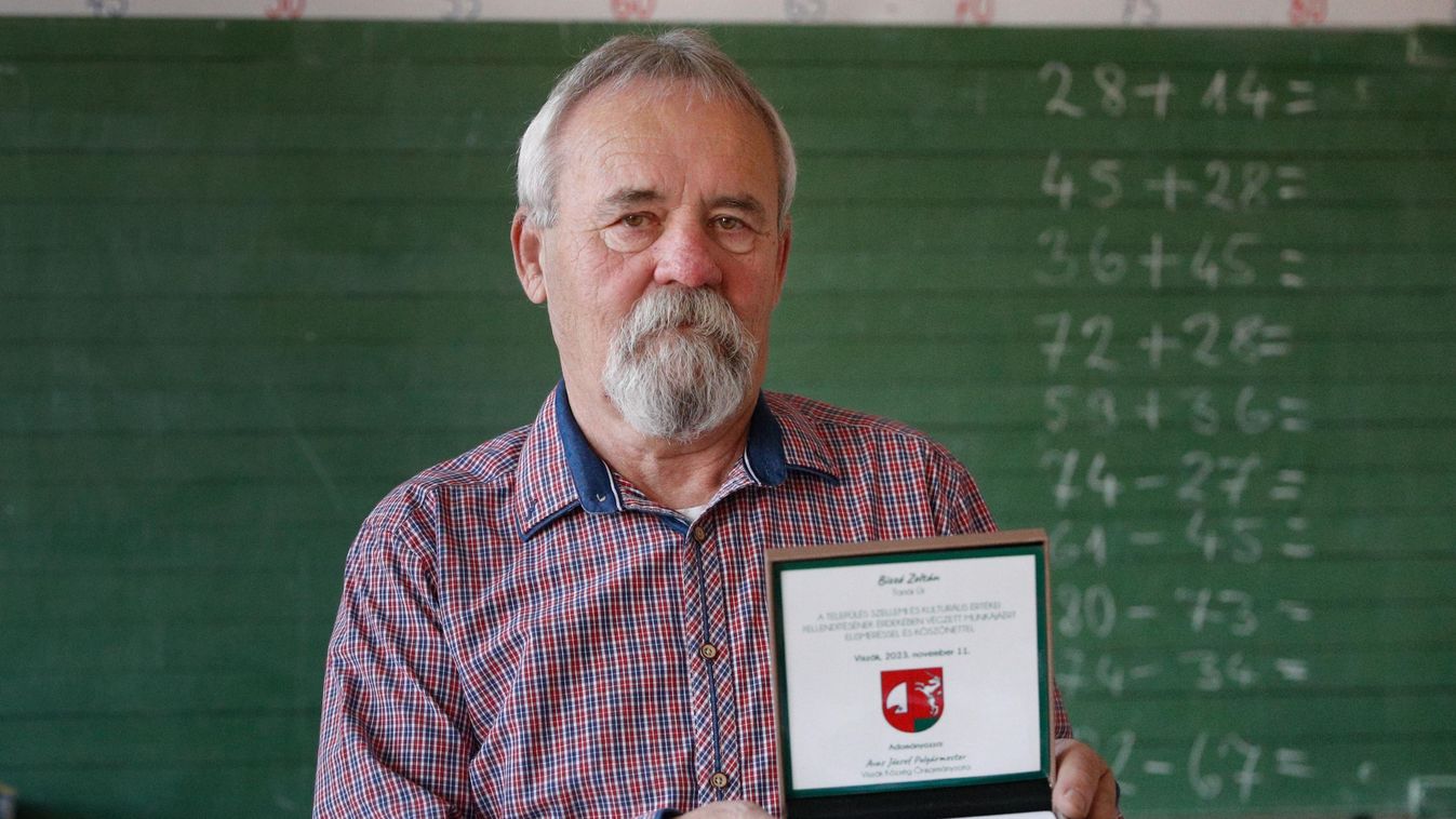 Díszpolgári címet kapott hálából - Biczó Zoltán több évtizedig volt a viszáki iskola tanítója