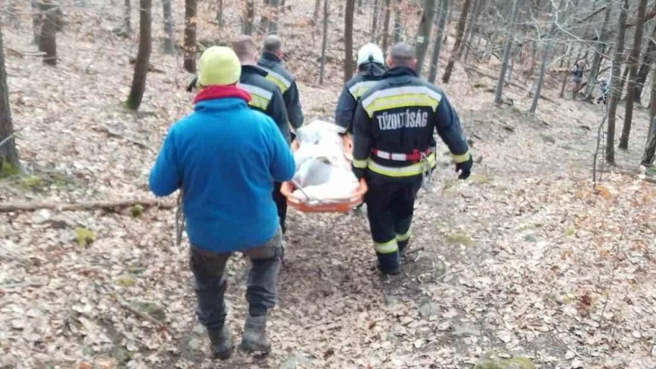A mélybe gurult a hegyoldalról egy kislány a Mátrában
