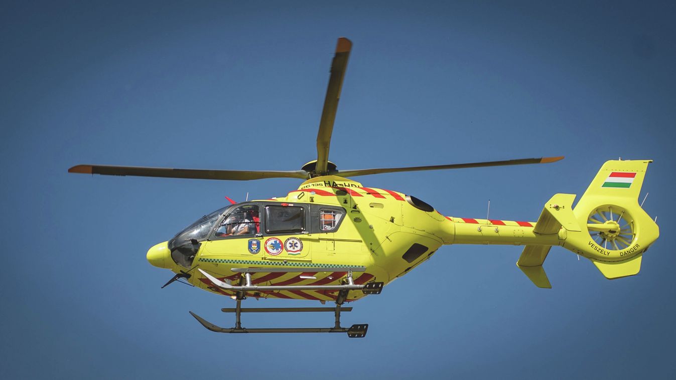 Balesetet szenvedett egy motoros Bérbaltavár és Zalabér között, mentőhelikopter érkezett a helyszínre