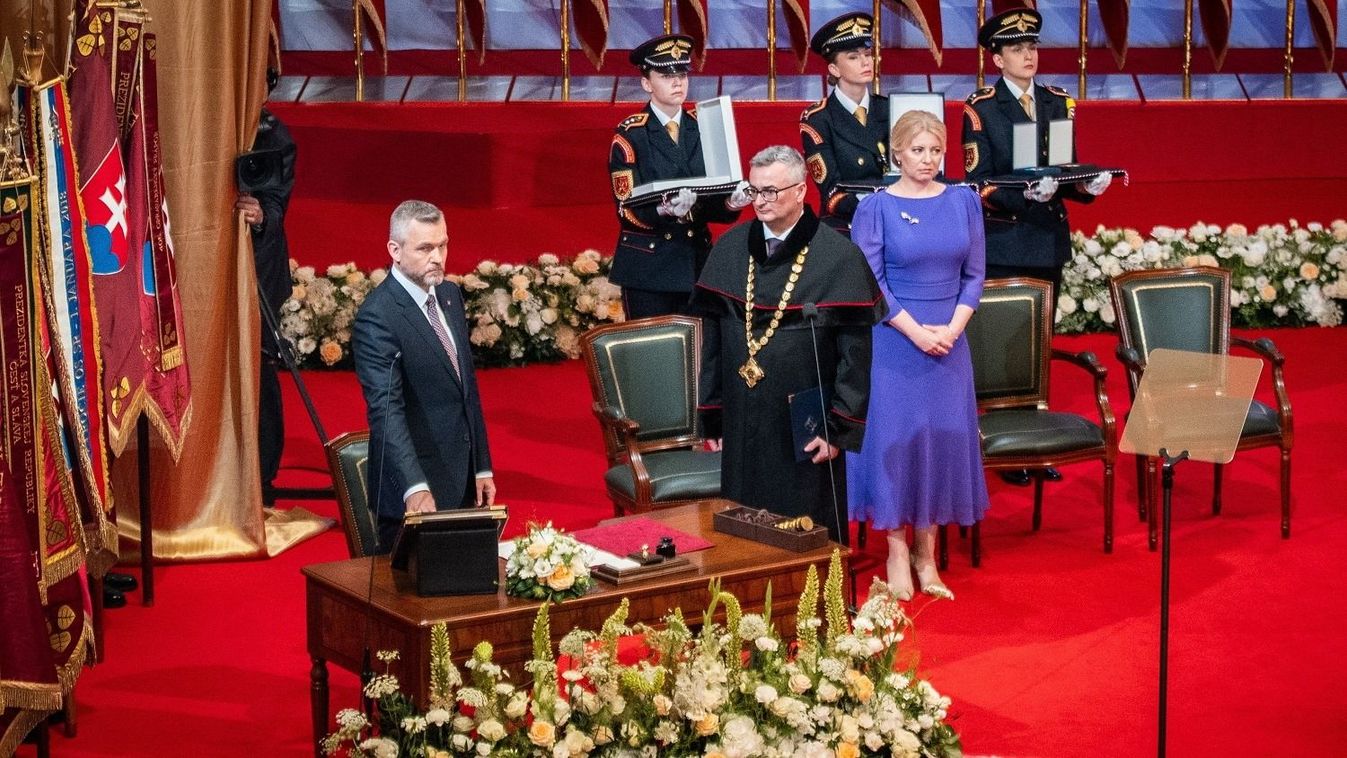 Letette elnöki esküjét Peter Pellegrini, az új szlovák államfő