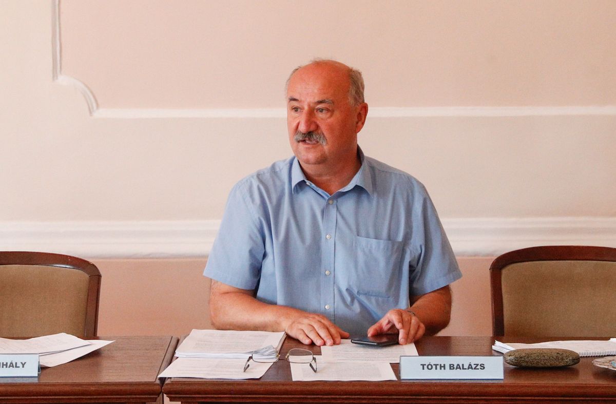 Tóth Balázs polgármester a legutóbbi vasvári testületi ülésen