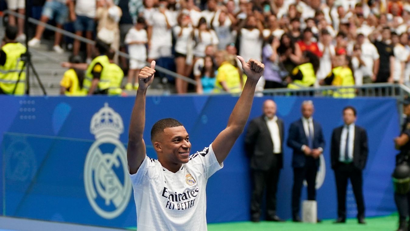 Mbappét nyolcvanezer szurkoló előtt mutatta be a Real Madrid