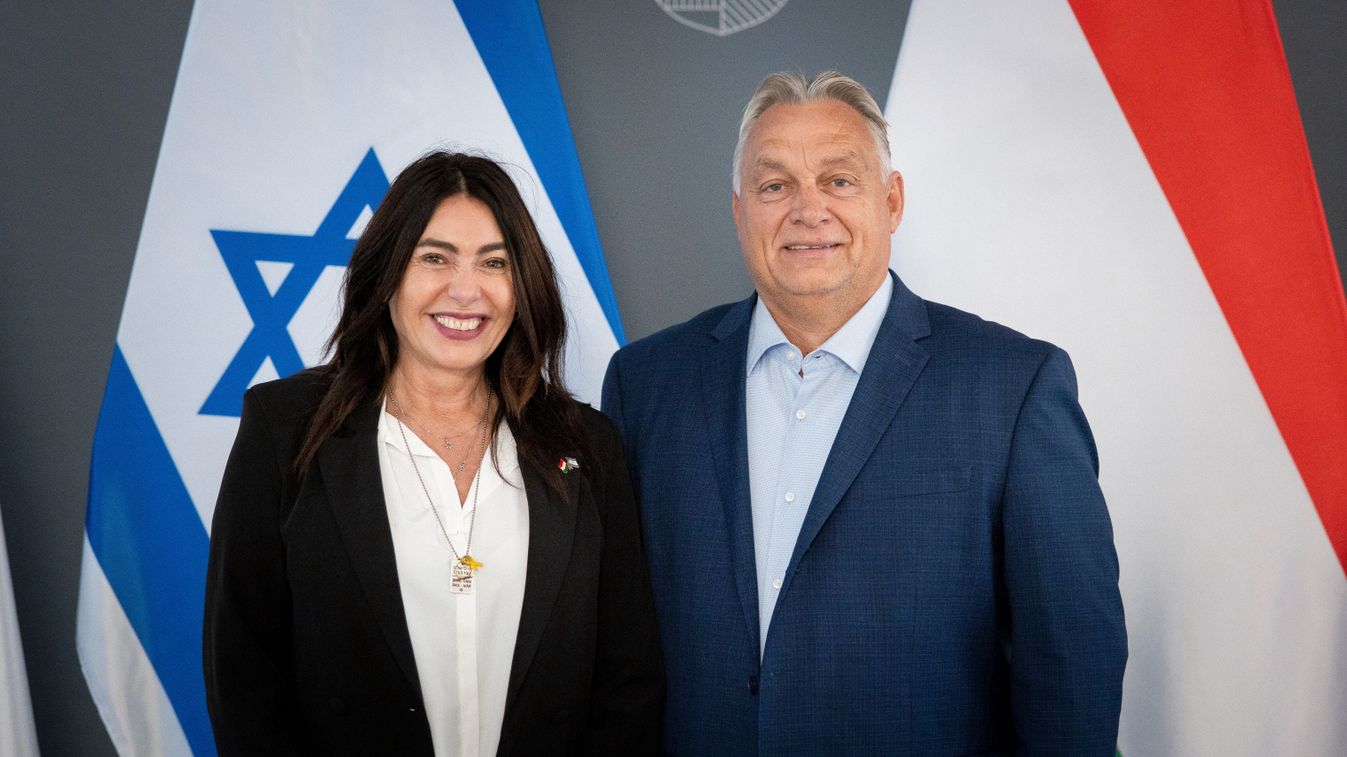 Orbán Viktor az izraeli közlekedési miniszterrel tárgyalt