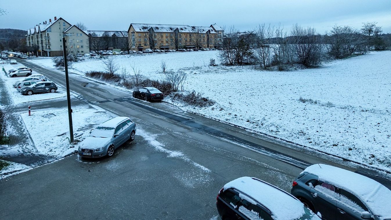 Hóra ébredt Szombathely pénteken, fotókon a fehérbe öltözött táj - de lesz-e utánpótlás?