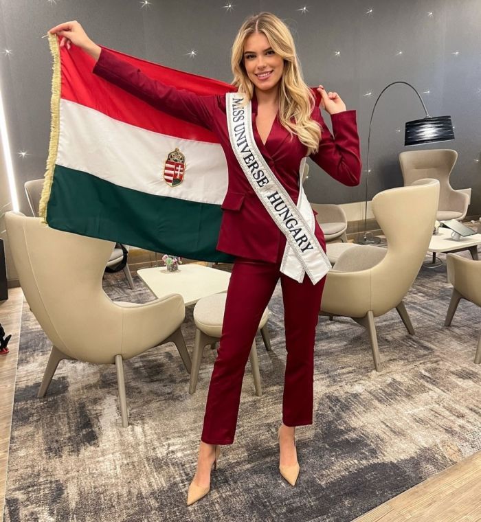 Lélegzetelállítóan festett Kenéz Nóra a Miss Universe első idei felvonulásán