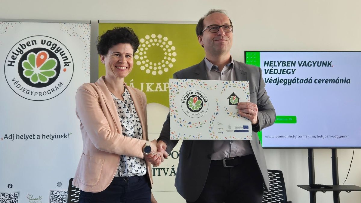 A Nefelejcs Desszertműhely is "Helyben Vagyunk" védjegyes lett
