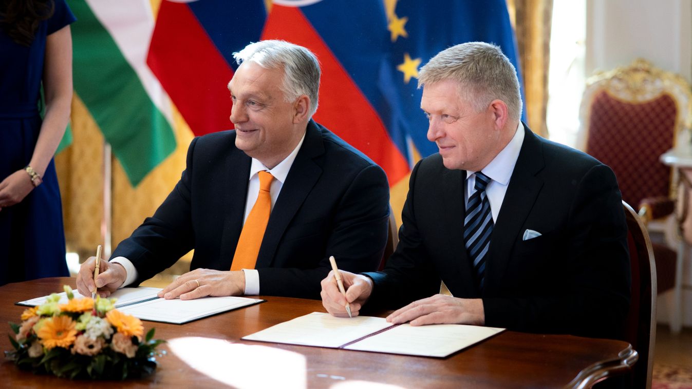 Orbán Viktor fontos kérdésekről egyeztetett Szlovákiában