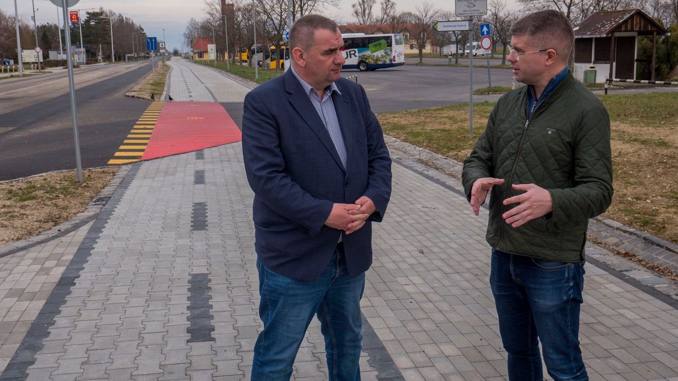 Bük, a biciklisek városa - Ágh Péter folytatta a városban zajló beruházások megtekintését