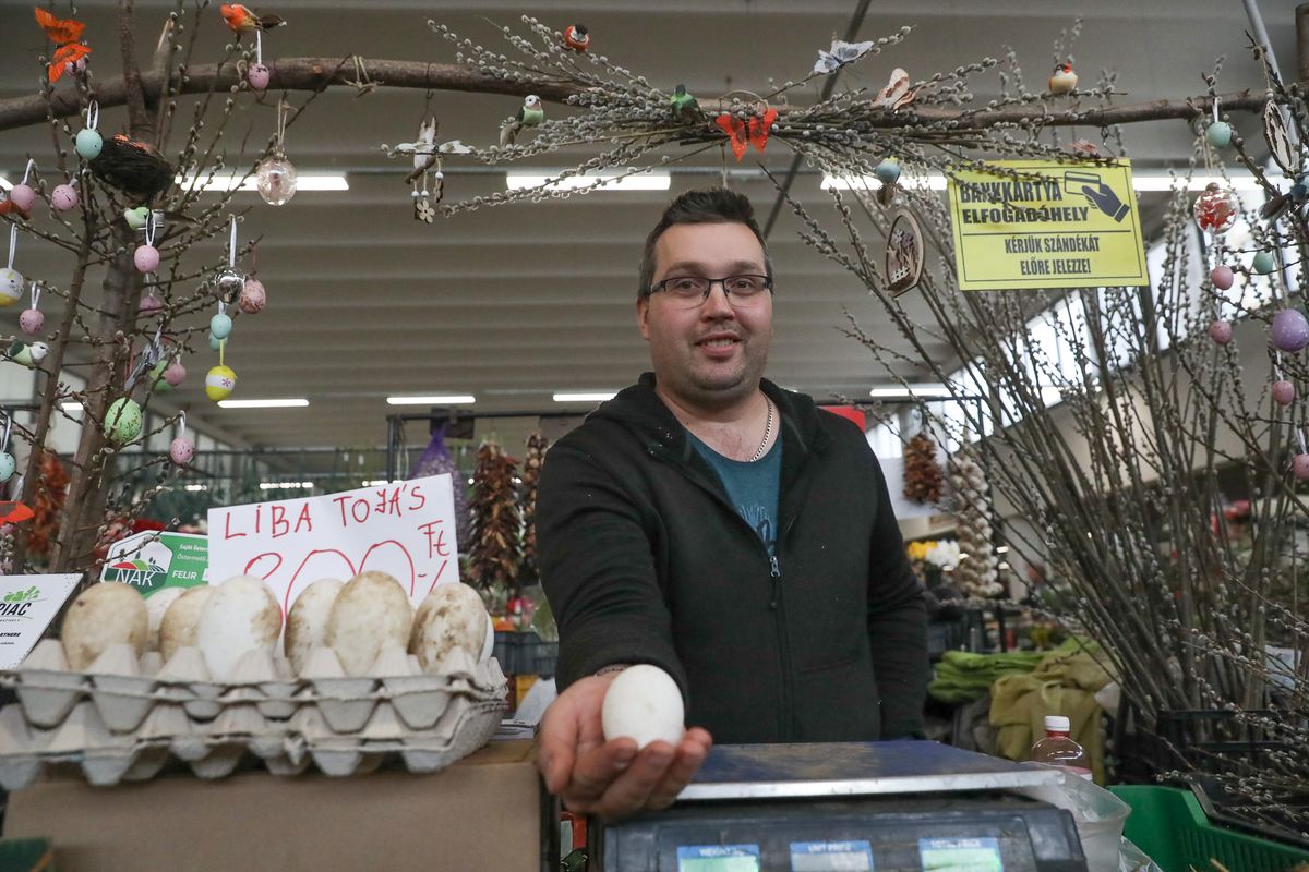 Libatojást is találtunk a szombathelyi piacon