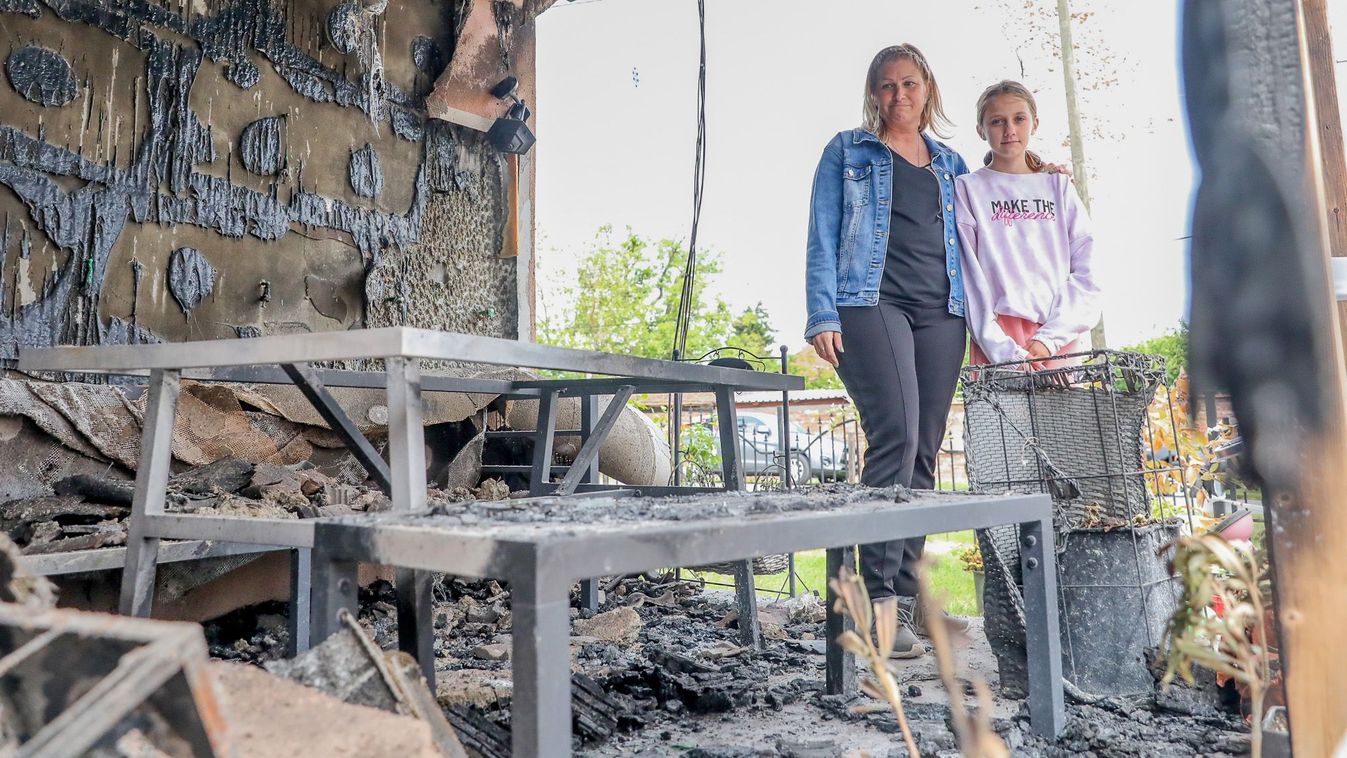 „Egy perc alatt lángba borult az otthonunk” – nehéz helyzetben a nicki család, lakhatatlanná vált a házuk - fotók