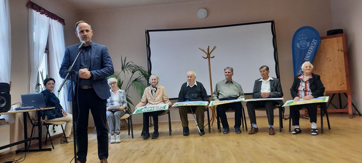 Köszöntőt mondott Tóth Gábor, Táplánszentkereszt polgármestere