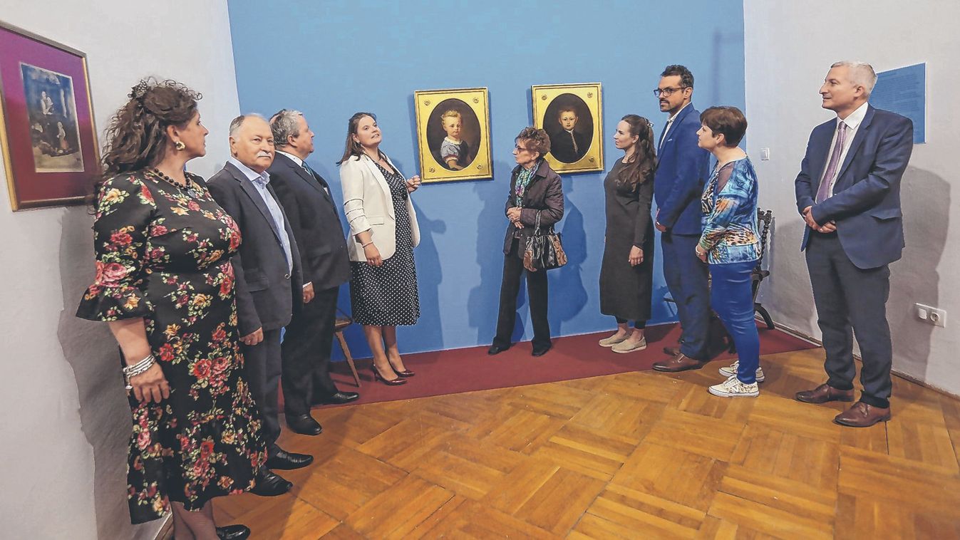 Munkácsy ismeretlen gyermekportréit mutatták be a sárvári múzeumban –...