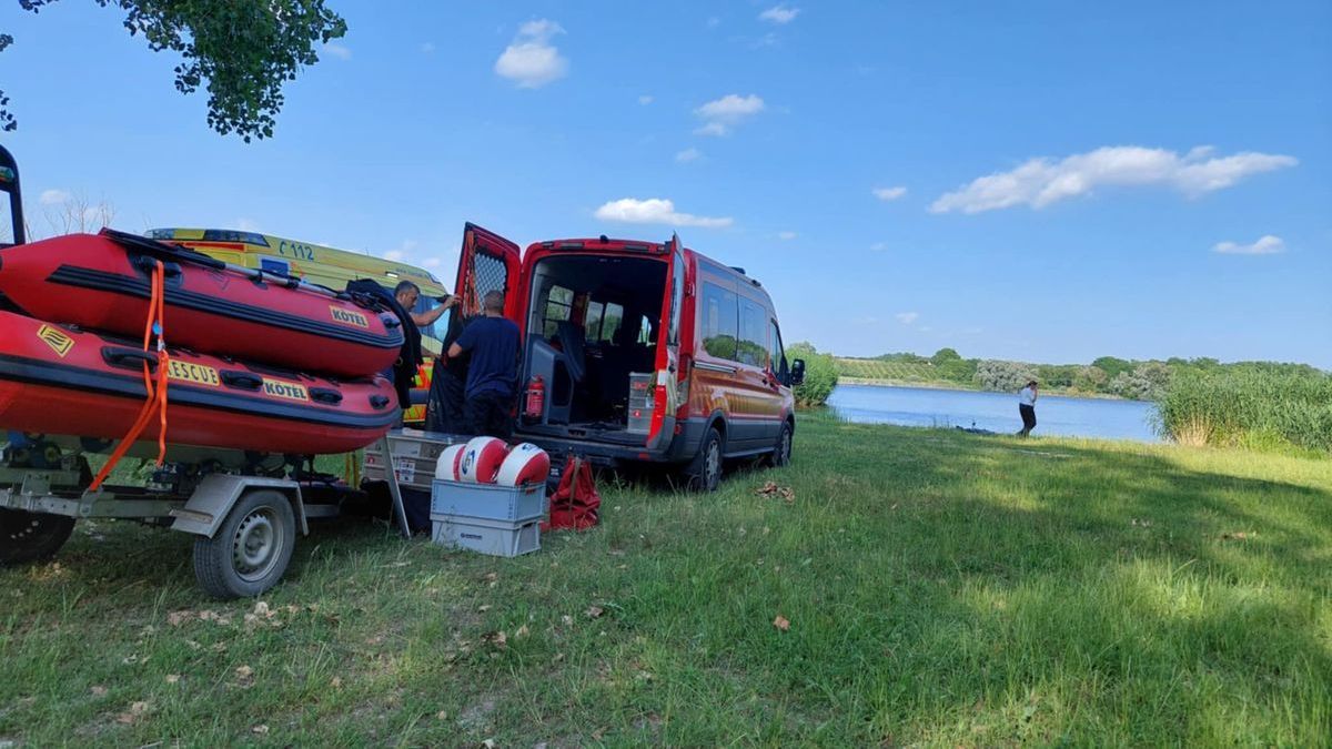 Kötél Speciális Mentőszolgálat, Lengyeltóti vízbe fulladt