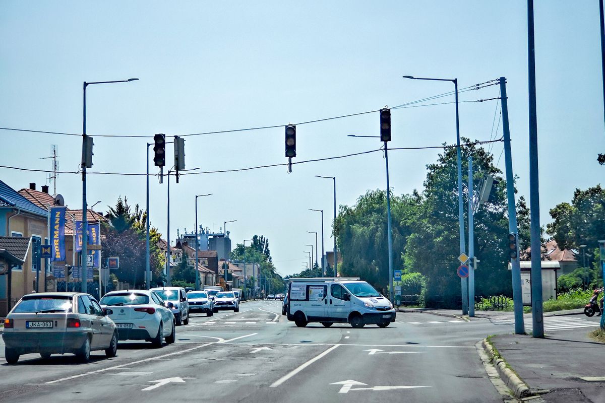 Nem működnek a jelzőlámpák a szombathelyi Hunyadi úton