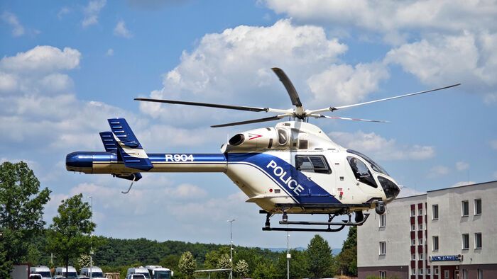 Rendőrségi helikopter körözött Vas vármegye felett