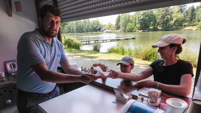 A Vadása-tó strandján is jártunk