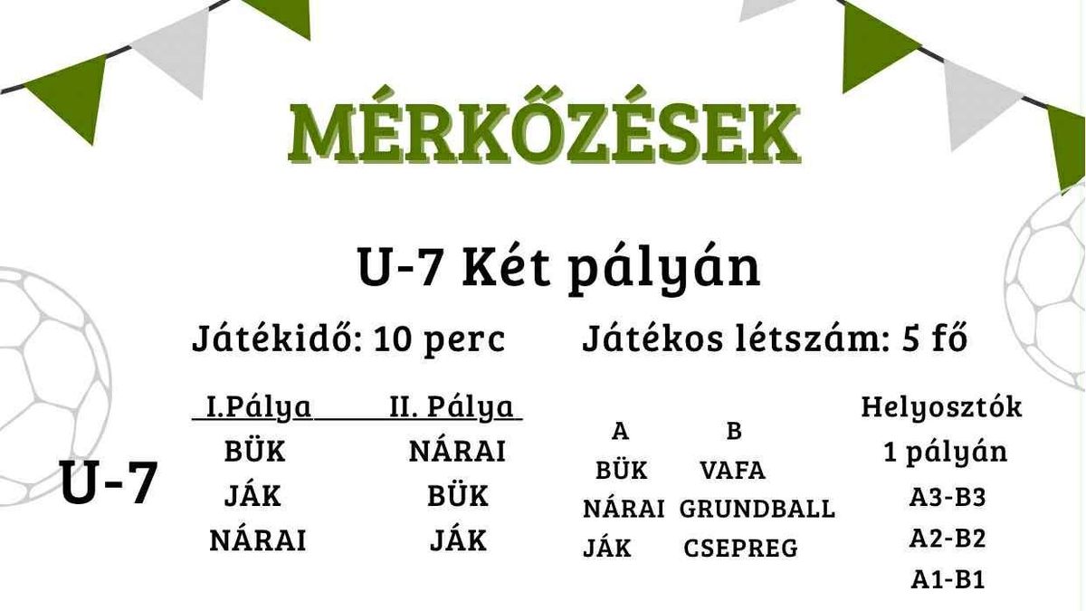 Nárai SK: futballünnep szombaton!