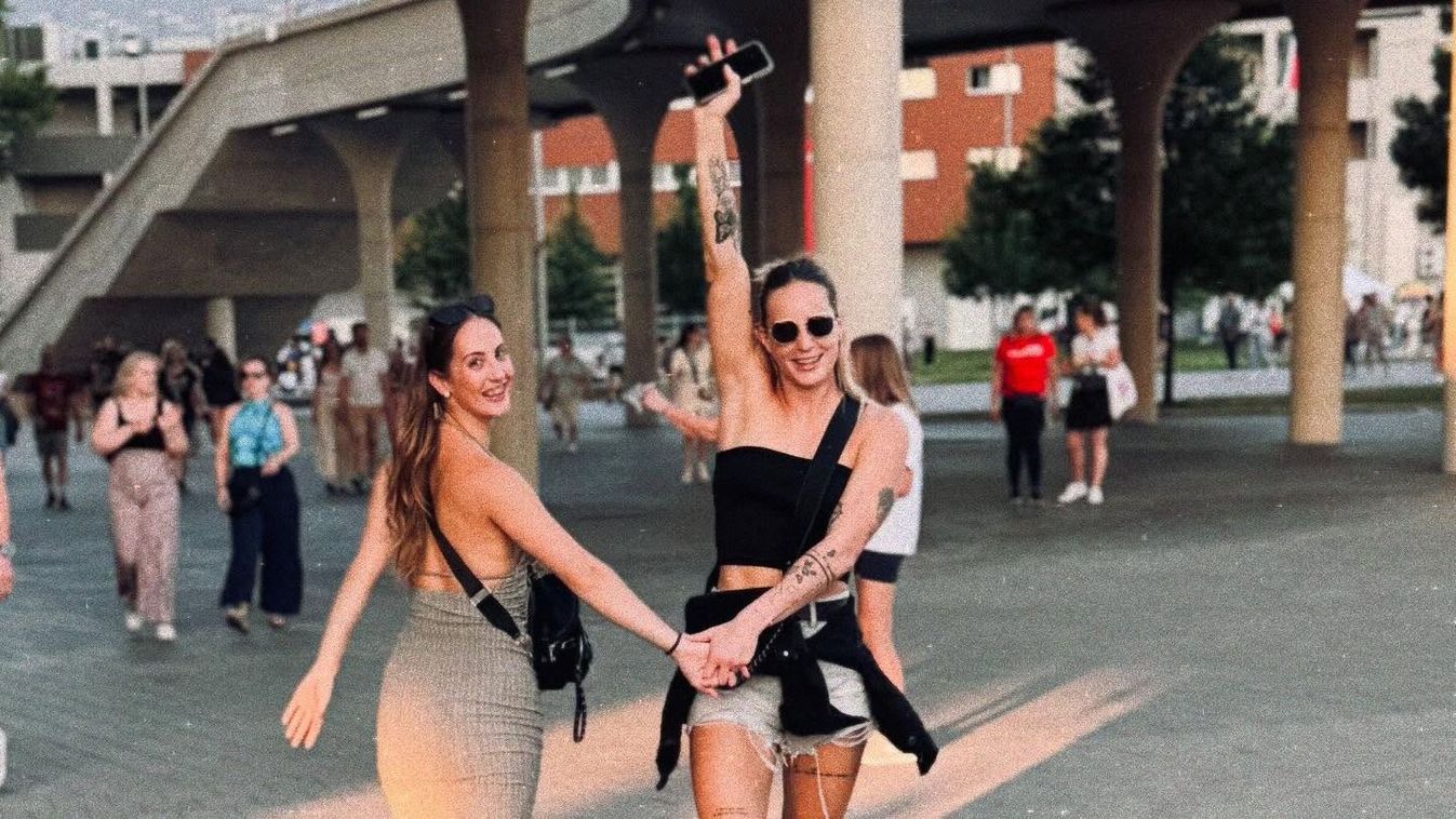 Így bulizott Hámori Luca az Imagine Dragons budapesti koncertjén - fotók