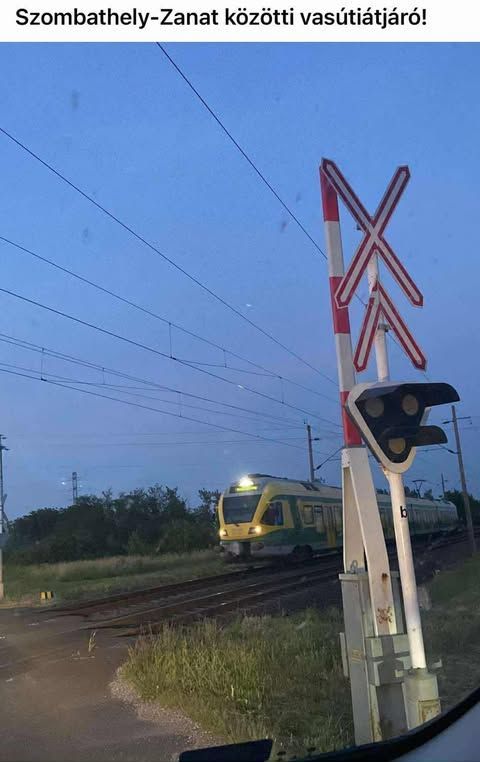 Veszélyes vasúti átjáró