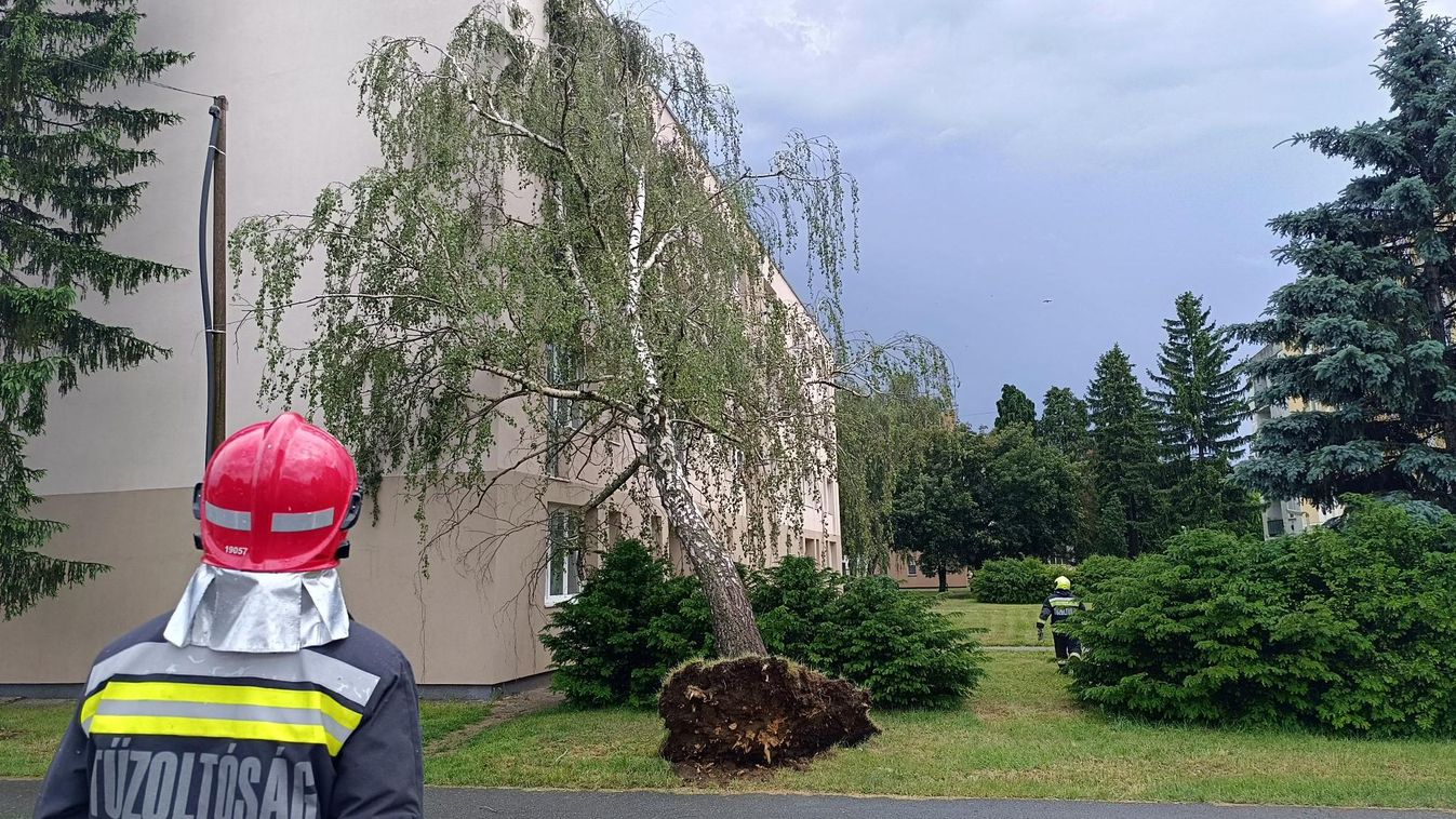 Lecsapott a vihar Körmendre és térségére: hússzor riasztották a tűzoltókat - fotók, videók