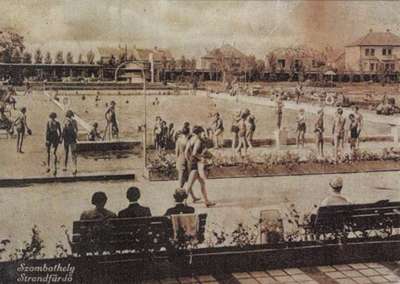 Az egykori városi strand 1934-ben épült Névery Aladár tervei alapján