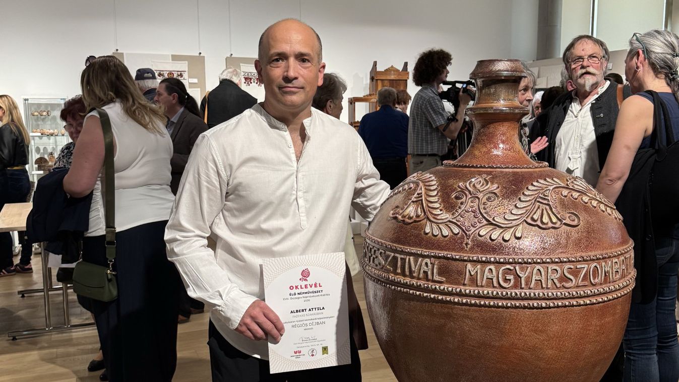 Ötévente egyszer van ilyen – és egy őrségi fazekas most bekerült a legjobbak...