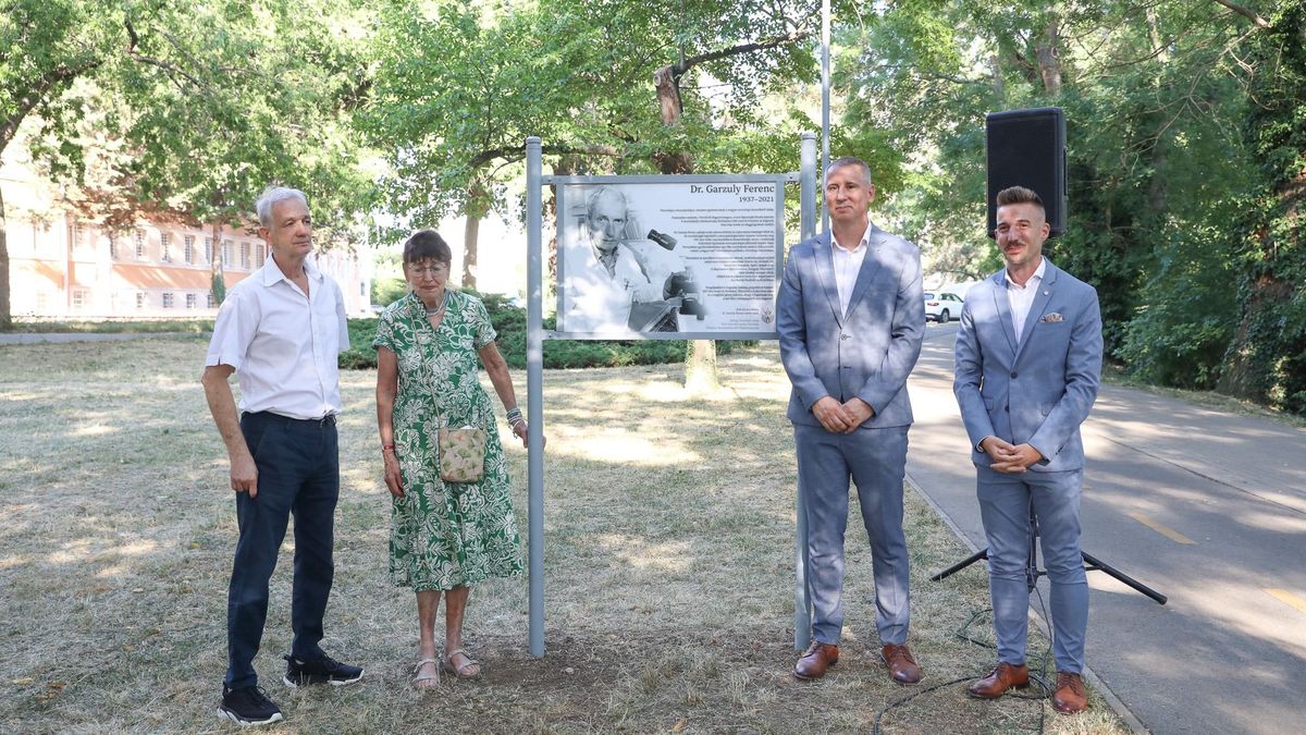 Sétány őrzi dr. Garzuly Ferenc emlékét Szombathelyen