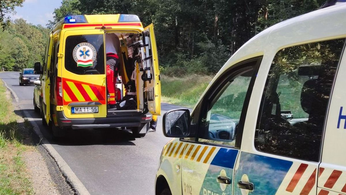 Motoros szenvedett balesetet Pornóapátinál