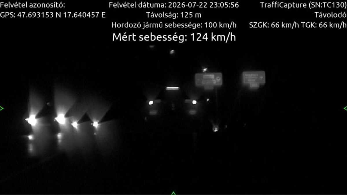 124-gyel az 50-es táblánál – ennyibe került az éjszakai ámokfutás