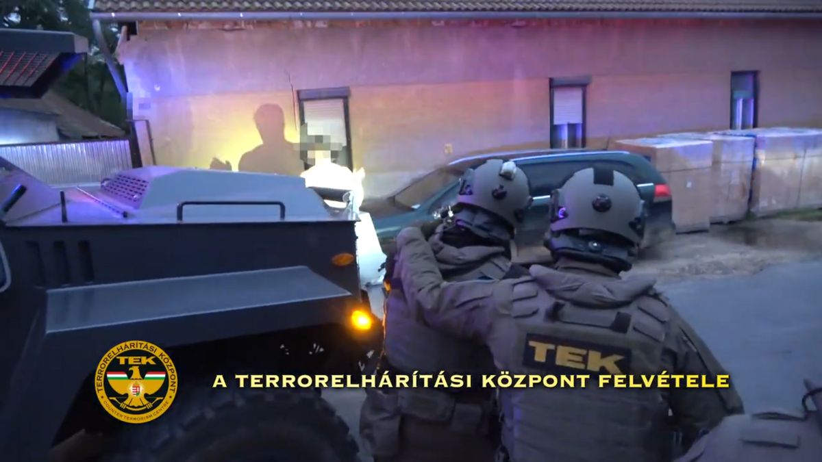 Nagyszabású rendőrségi akció a vasi településen, kommandósok csaptak le egy emberre - videó