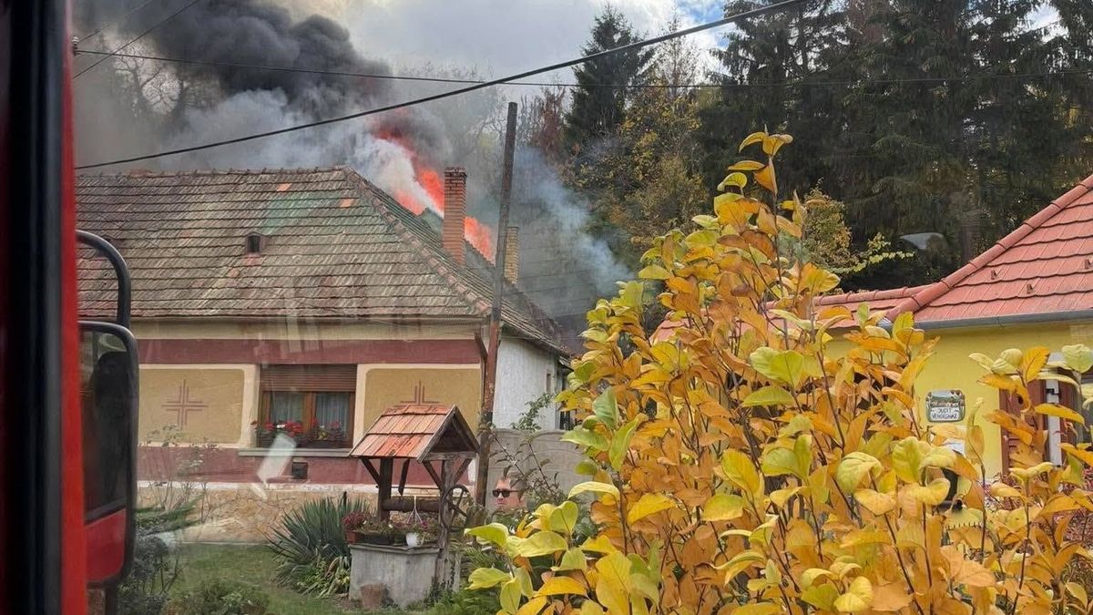 Helyszíni fotók: több tűzoltóegység küzdött a lángokkal Horvátzsidányban