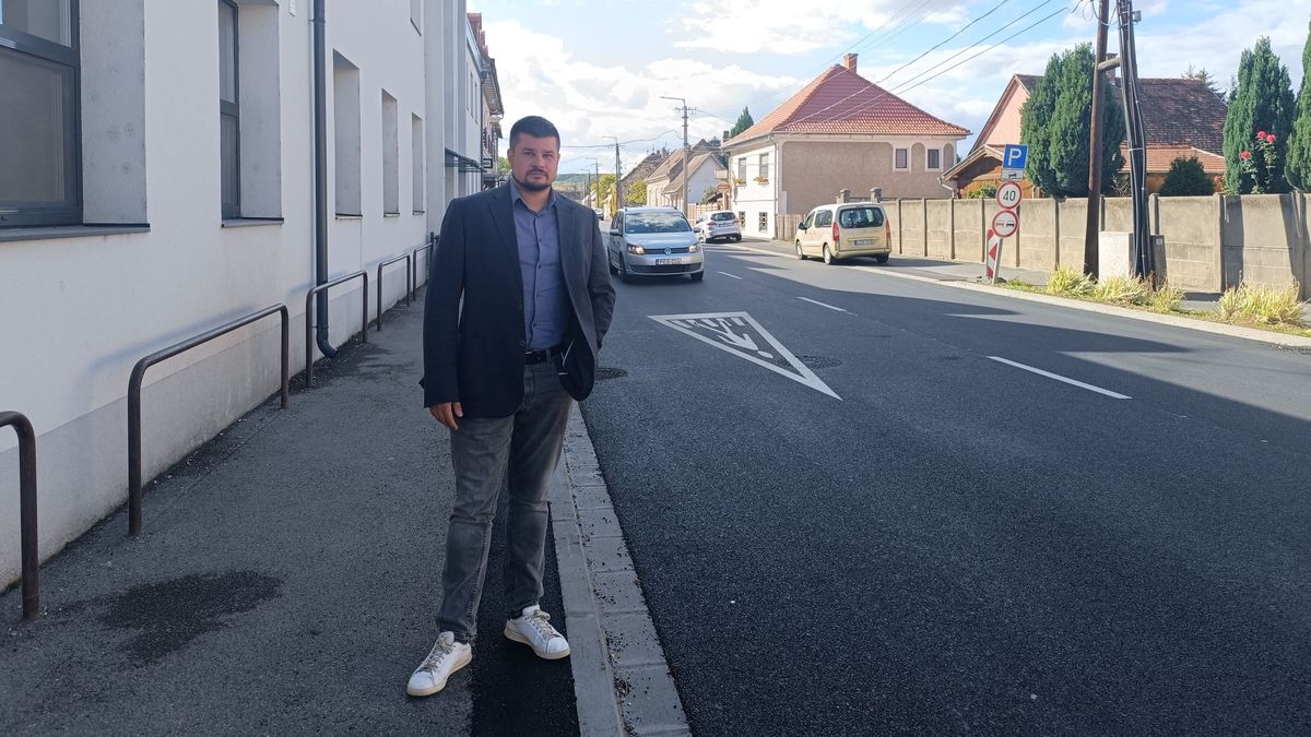 Fontos útszakasz újult meg Csepregen – fotó, videó