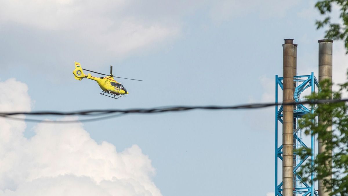 Gázpalackcsere közben robbanás történt Vajtán: mentőhelikopter ment a sérültekért