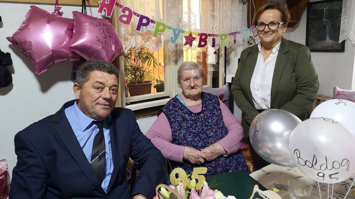 Tíz dédunokája van a vasi falu legidősebb lakójának, Kati néni 95 éves